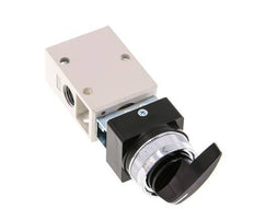 válvula de conmutación rotativa 3/2 G1/4'' Negra 0-8bar/0-112psi YPC