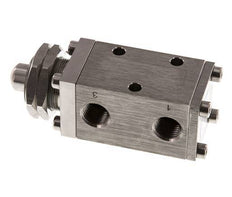 válvula de vástago universal 3/2 G1/4'' Acero inoxidable -0,95-12bar/-13,2-168psi