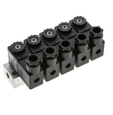 válvula solenoide 5x3/2 G1/8'' NC 230V AC -0.95-10bar/-13.2-140psi Airtec