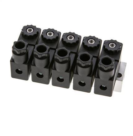 válvula solenoide 5x3/2 G1/8'' NC 230V AC -0.95-10bar/-13.2-140psi Airtec