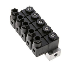 válvula solenoide 5x3/2 G1/8'' NC 230V AC -0.95-10bar/-13.2-140psi Airtec