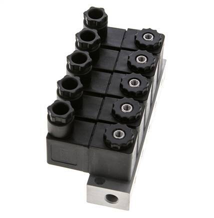 válvula solenoide 5x3/2 G1/8'' NC 230V AC -0.95-10bar/-13.2-140psi Airtec