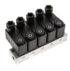 válvula solenoide 5x3/2 G1/8'' NC 230V AC -0.95-10bar/-13.2-140psi Airtec