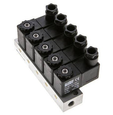 válvula solenoide 5x3/2 G1/8'' NC 230V AC -0.95-10bar/-13.2-140psi Airtec