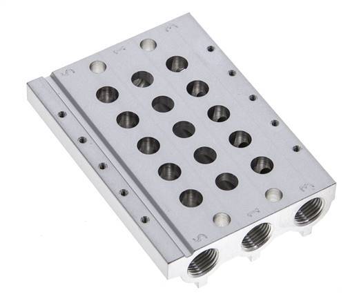 G1/8'' Manifold 5-Station Festo 566561 VABM-L1-10S-G18-5