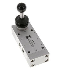 5/3 G1/4'' Válvula de palanca manual de escape Detent 0-12bar/0-168psi Airtec