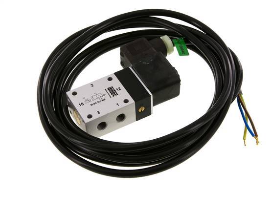 3/2 G1/8'' NC Electroválvula 24V DC ATEX 3-10bar/42-140psi Airtec