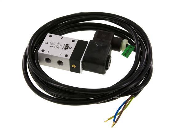 3/2 G1/8'' NC Electroválvula 24V DC ATEX 3-10bar/42-140psi Airtec