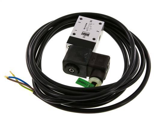 3/2 G1/8'' NC Electroválvula 24V DC ATEX 3-10bar/42-140psi Airtec