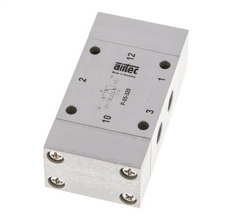 3/2 G1/8'' Válvula piloto de aire biestable 0-10bar/0-140psi Airtec