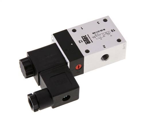 válvula de solenoide 3/2 G1/8'' NO 24V DC 3-10bar/42-140psi Airtec