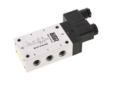 válvula solenoide 5/2 G1/4'' 24V DC 1.5-10bar/21.0-140psi Airtec