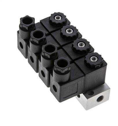 4x3/2 G1/8'' NC Electroválvula 230V AC -0.95-10bar/-13.2-140psi Airtec
