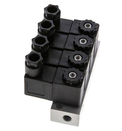 4x3/2 G1/8'' NC Electroválvula 230V AC -0.95-10bar/-13.2-140psi Airtec