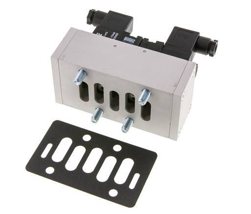 5/2 ISO 5599-3 Electroválvula biestable 24V DC 2-10bar/28-140psi Airtec