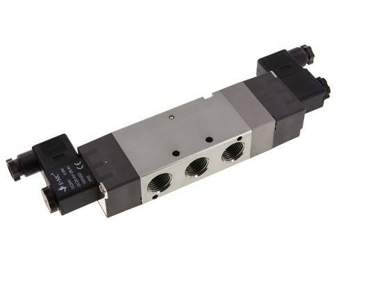 válvula solenoide de centro de presión 5/3 G1/2'' 24V DC 1.5-8bar/21.0-112psi E.MC