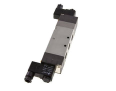 válvula solenoide de centro de presión 5/3 G1/2'' 24V DC 1.5-8bar/21.0-112psi E.MC