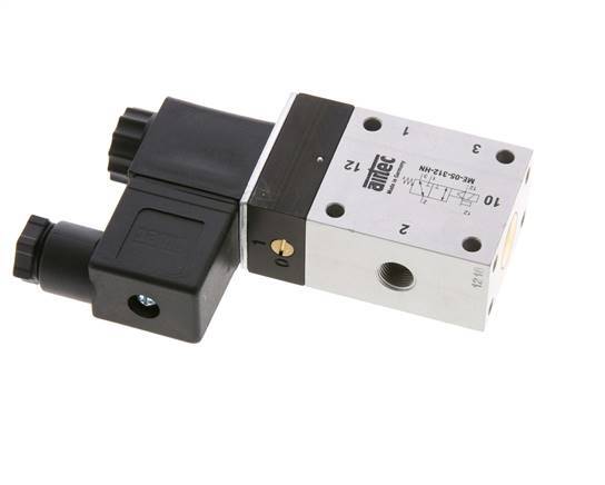 válvula solenoide 3/2 G1/8'' Piloto externo 12V DC -0.95-10bar/-13.2-140psi Airtec