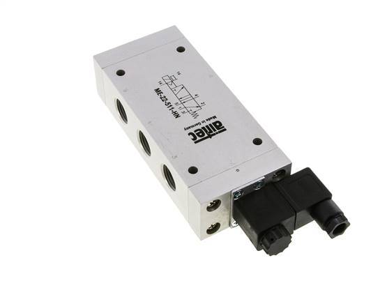 5/2 G1/2'' (G1/8'') Válvula Solenoide Piloto Externo 230V AC 0-10bar/0-140psi Airtec