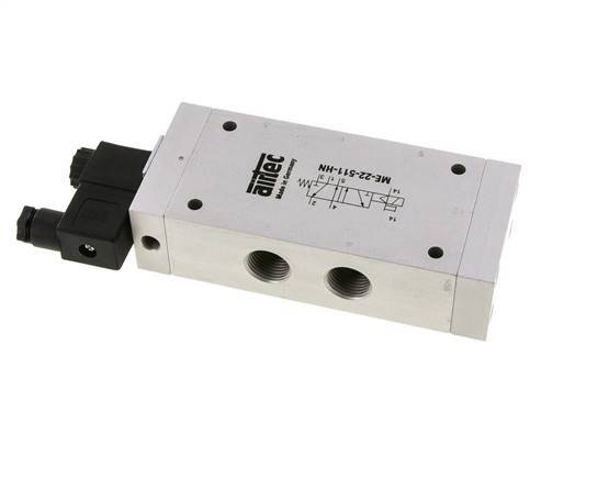 5/2 G1/2'' (G1/8'') Válvula Solenoide Piloto Externo 230V AC 0-10bar/0-140psi Airtec