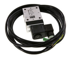 3/2 G1/4'' (G1/8'') Válvula de Solenoide Piloto Externo 24V DC ATEX 0-10bar/0-140psi Airtec