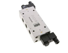 válvula solenoide de 5/3 G1/2'' de centro cerrado 24V DC 3-10bar/42-140psi Airtec
