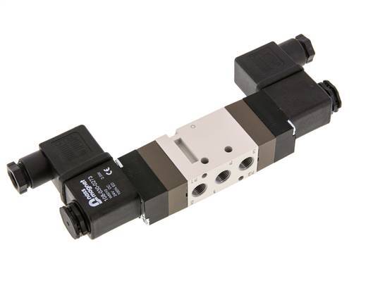 5/2 G1/8'' Válvula solenoide biestable 12V DC 1.5-10bar/21.0-140psi YPC