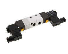 5/3 G1/4'' (G1/8'') Válvula solenoide de centro de presión 230V AC 1.5-8bar/21.0-112psi E.MC
