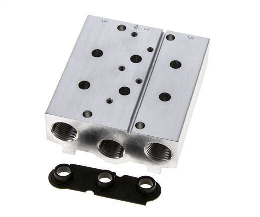 6xG3/8'' Manifold 2-Station Festo 8026261 VABM-B10-25S-G38-2