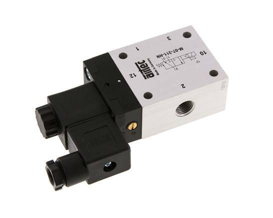 válvula solenoide 3/2 G1/4'' NC 24V DC 2.5-10bar/35.0-140psi Airtec