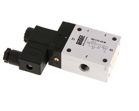 válvula solenoide 3/2 G1/4'' NC 24V DC 2.5-10bar/35.0-140psi Airtec