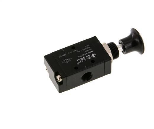 3/2 G1/8'' Válvula de palanca manual Axial Detent 0-8bar/0-112psi E.MC