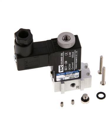 3/2 M5 NO Válvula solenoide 12V DC 0-8bar/0-112psi YPC