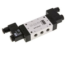 5/3 G1/4'' Válvula de solenoide de centro cerrado 115V AC 3-8bar/42-112psi Airtec
