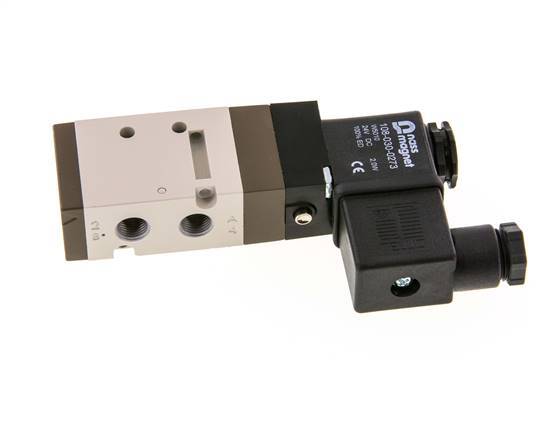 válvula solenoide 5/2 G1/8'' 12V DC 1.5-10bar/21.0-140psi YPC
