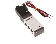 válvula solenoide 5/2 G1/8'' 24V DC 1.5-10bar/21.0-140psi Enchufe de 2 pines YPC