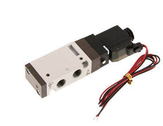 válvula solenoide 5/2 G1/8'' 24V DC 1.5-10bar/21.0-140psi Enchufe de 2 pines YPC