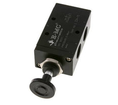 3/2 G1/2'' Válvula de palanca manual Axial Detent 0-8bar/0-112psi E.MC