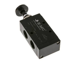 3/2 G1/2'' Válvula de palanca manual Axial Detent 0-8bar/0-112psi E.MC