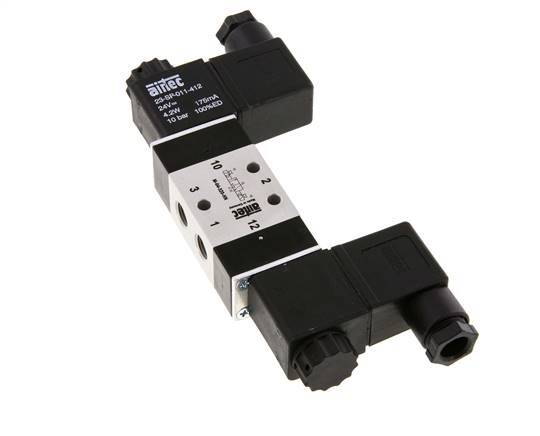 válvula de solenoide biestable 3/2 G1/8'' 24V DC 2.5-10bar/35.0-140psi Airtec