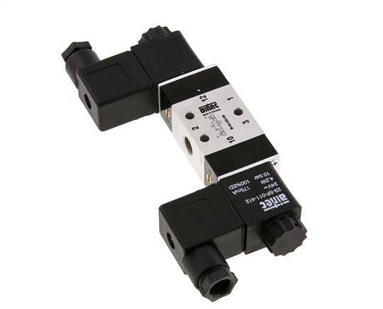 válvula de solenoide biestable 3/2 G1/8'' 24V DC 2.5-10bar/35.0-140psi Airtec