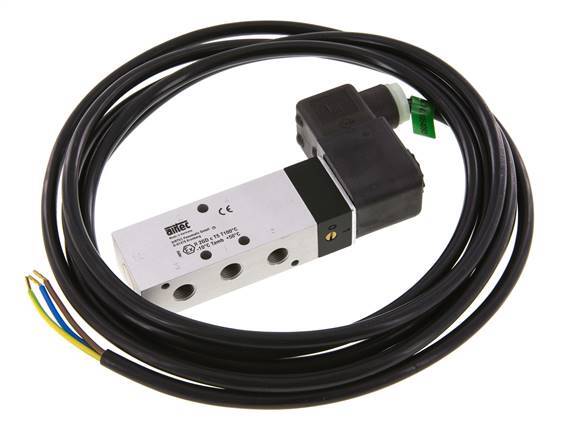 Electroválvula 5/2 G1/8'' 24V DC ATEX 3-10bar/42-140psi Airtec