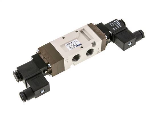 válvula solenoide de centro de presión 5/3 G3/8'' 230V AC 2-10bar/28-140psi YPC