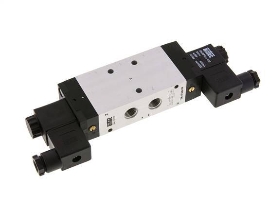 válvula de solenoide biestable 5/2 G1/4'' 230V AC 2.5-10bar/35.0-140psi Airtec