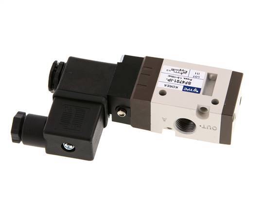 válvula solenoide 3/2 G1/4'' NO 12V DC 1.5-10bar/21.0-140psi YPC