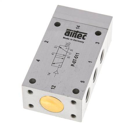 válvula piloto de aire 5/2 G1/4'' 0-10bar/0-140psi Airtec