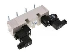 5/3 ISO 5599-2 Válvula solenoide central de escape 24V DC 2-10bar/28-140psi YPC