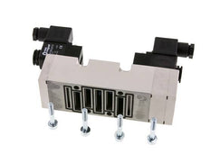 5/3 ISO 5599-2 Válvula solenoide central de escape 24V DC 2-10bar/28-140psi YPC