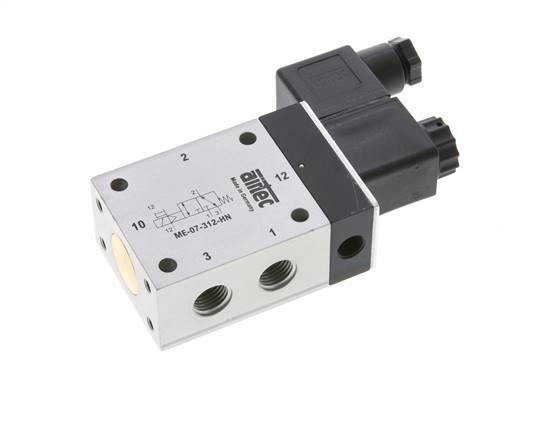 3/2 G1/4'' (G1/8'') Válvula Solenoide Piloto Externo 230V AC -0.95-10bar/-13.2-140psi Airtec