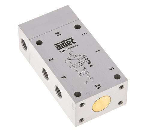 5/2 G1/8'' Válvula piloto de aire ATEX 0-10bar/0-140psi Airtec